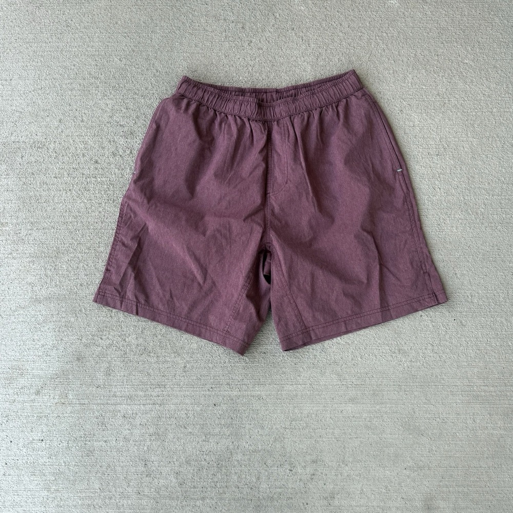 Myles Apparel men's Momentum Shorts Medium 8" inseam Maroon Small